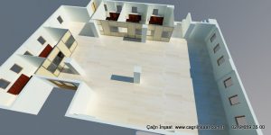 mall of istanbul ofis bölme duvar çizimleri